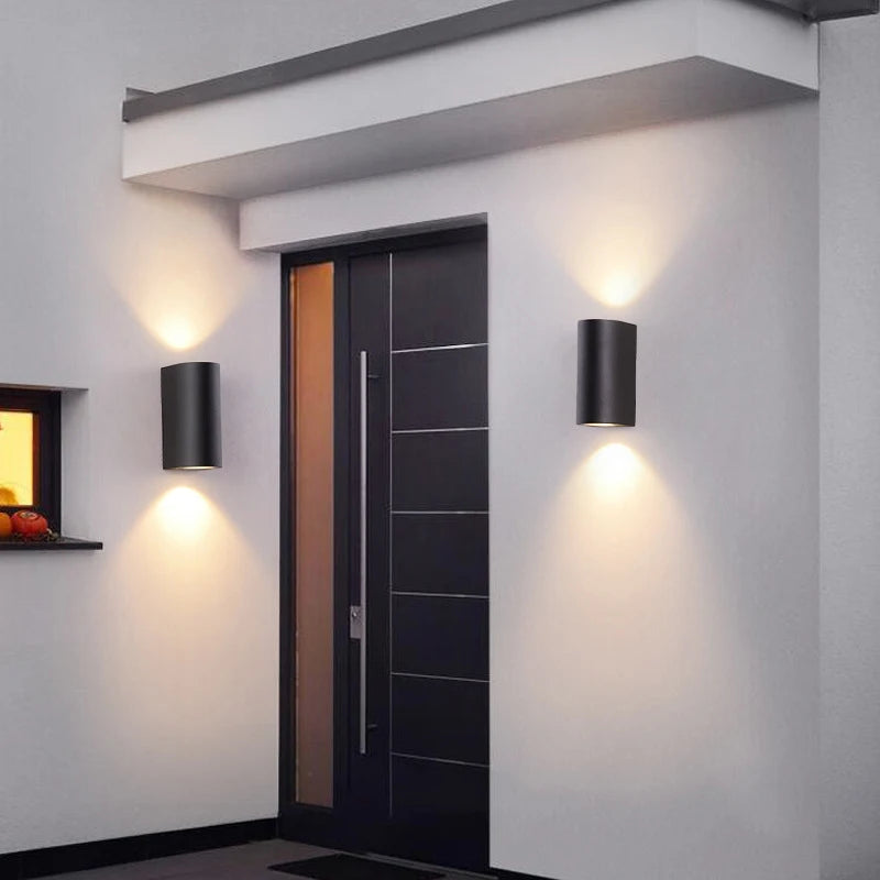 applique murale moderne led noir fixée mur éclairage salle chambre entrée étude salle bains