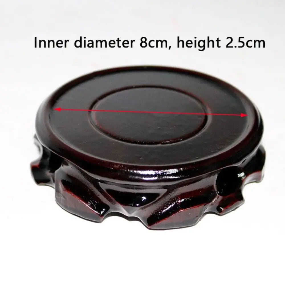 support plante bois classique noir marron diamètre 10 12 14 16 18cm