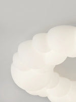 Suspension lumineuse moderne blanc billes arrondies opacité salon chambre étude led 249 2000lm