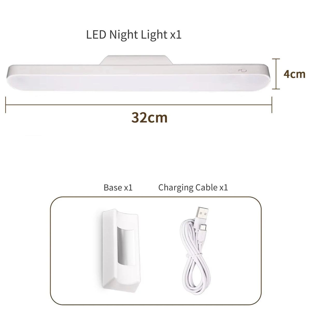 lampe led rechargeable télécommande blanc moderne adhésif veilleuse nuit desk table minimaliste led bluetooth