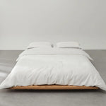 Housse de couette blanche unie en Lyocell 200x230cm