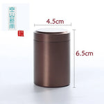 boîte thé or argent moderne minimaliste 70ml métallique brillante portablescrição