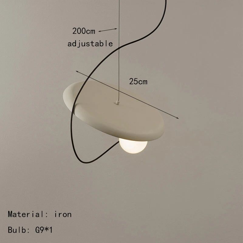 suspension lumineuse moderne fil réglable marron clair lumière chaude 249 2000lm 90 260v g9