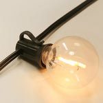 guirlande lumineuse led ampoules globe vintage décoration maison 220v 100ft 30mètres