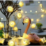 guirlande lumineuse rose led saint valentin mariage décoration intérieure moderne chambre blanc rouge