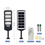 lampe solaire led moderne imperméable capteur mouvement télécommande super brillanteextérieur jardin