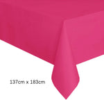 serviette table jetable rectangulaire unie mariage anniversaire fête décoration table plastique moderne