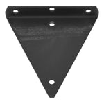 Installation facile du support d'étagère invisible en acier argent