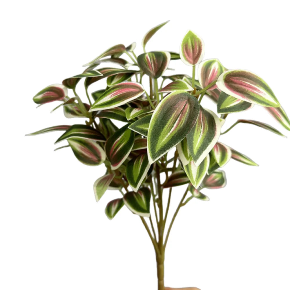 plantes artificielles vertes feuilles pentagonales moderne intérieur branche naturelle aspect réel