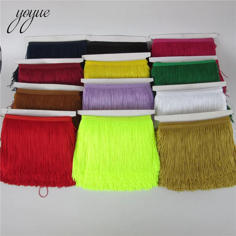 franges polyester dentelle rouge noir vert marron violet blanc rose moderne