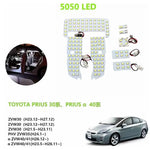 ampoules led voiture blanc modernes carrés points noirs intérieur nuit toit coffre