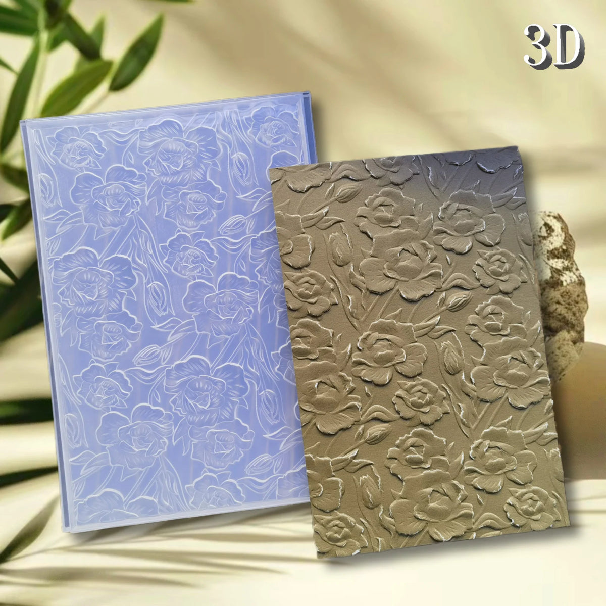 dossier relief 3d floral peintures decoration vacances scrapbooking cartes fleurs motifs opaques