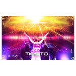 bannière tietso club life graphique moderne dorés portrait tiestoo abstraits multicoloresDecoration
