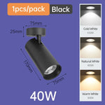 lampe led moderne 12w 20w 40w noir blanc neutre froid chaud