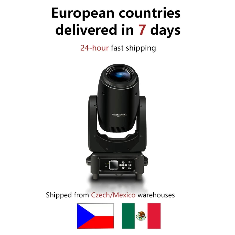 projecteur scène mobile noir moderne 300w dmx 36v certification fcc rohs