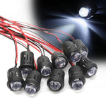 ampoules led 12v câbles noirs rouges 20mm 10mm jardin moderne 100000h