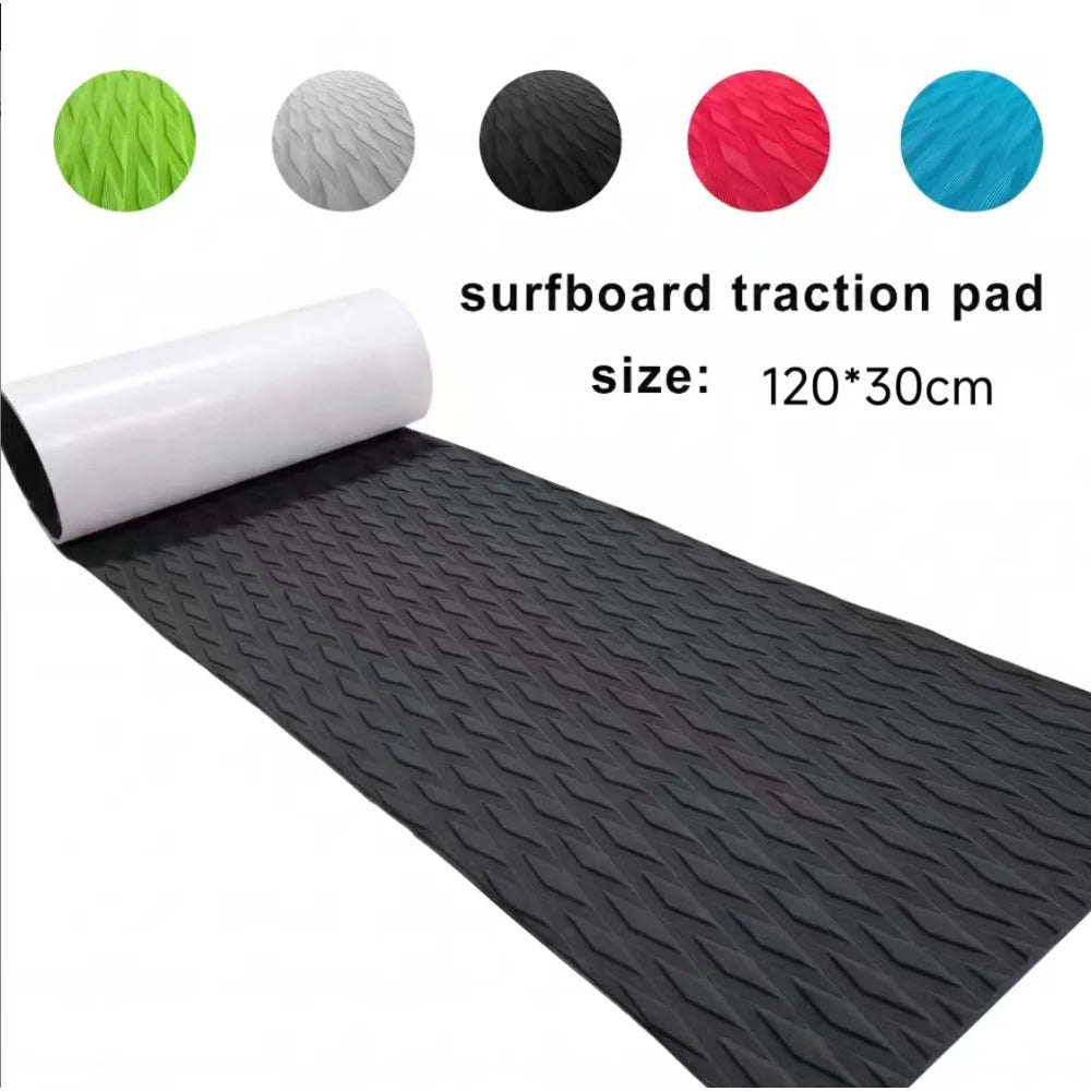 tapis antidérapant mousse éva noir rayures diagonales traction pad surf outils découpe 120x30cm moderne