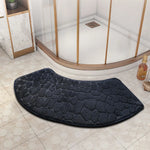 tapis bain moderne rouge texture serpent antidérapant durable salon bain absorbant blanc beige bleu