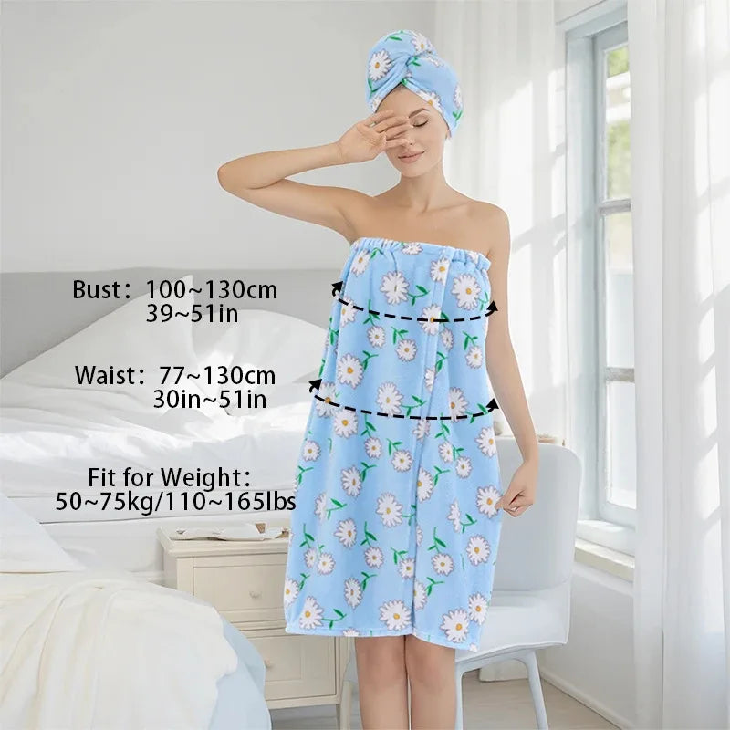 serviette bain rapide fleur bleu rose violet vert absorption rapide machine lavage simple confortable