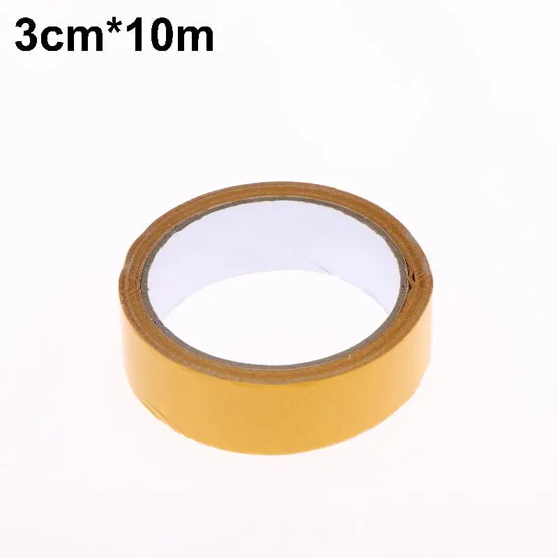 ruban adhésif double face jaune mat opacité opaque utilitaire 3cm 10m 20m 5cm fixations