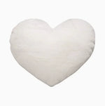 coussin forme cœur violet rose blanc bleu rouge écriture brodée nom personnalisable doux confortable