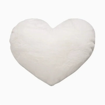 coussin forme cœur violet rose blanc bleu rouge écriture brodée nom personnalisable doux confortable