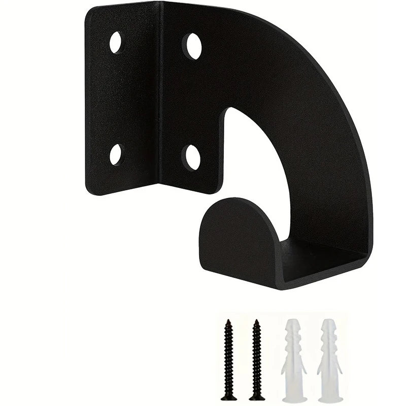 support murailles outils acier robuste jardin scie sécateur pelle orange noir perforations utilitaire