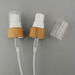 pulvérisateur bouteille rechargeable blanc texture bois moderne transparent 300ml 400ml 500ml