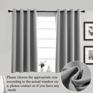 rideau fenêtre salle bain occultant 85% gris tissu lisse moderne poche rideauversible différentes tailles