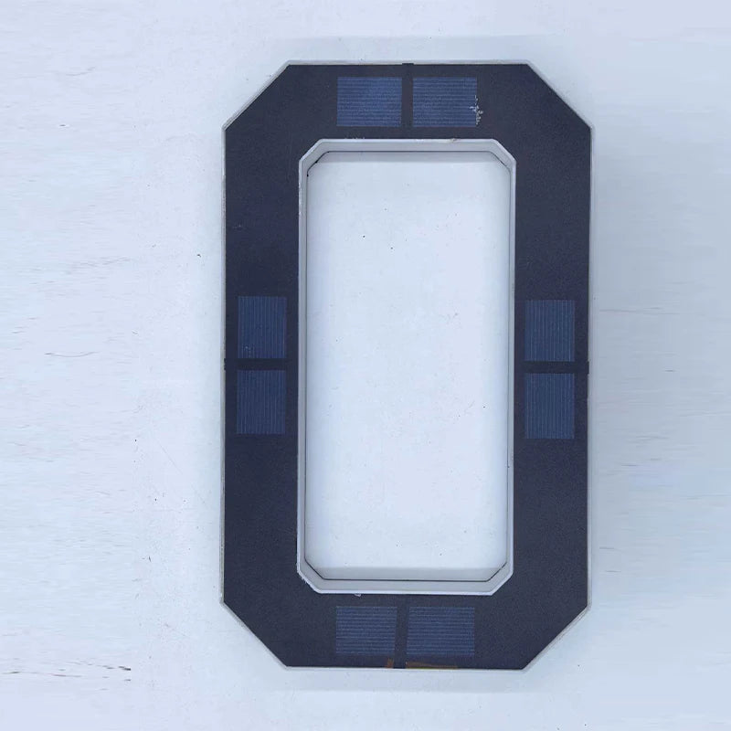 numéro maison lumineux solaire led étanche adhésif noir blanc moderne