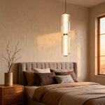 suspension pendentif verre blanc contemporain 6000k 90260v opaque moderne chambre salon