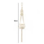 porte plantes suspendus macramé bois boho pots fleurs jardins decoration balcon maison
