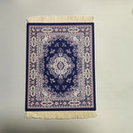 tapis souris motif fleurs persan classique caoutchouc antidérapant informatique bleu