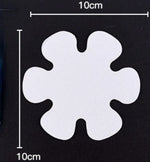 tapis autocollant moderne blanc ronds salle bain anti glissade respectueux environnement 12 pièces