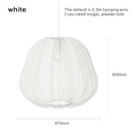 suspension lumineuse moderne blanc crème rayures verticales 300mm 495mm 550mm 470mm