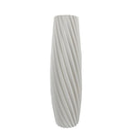 vases modernes plastique rayures diagonales blanc noir rouge vert gris