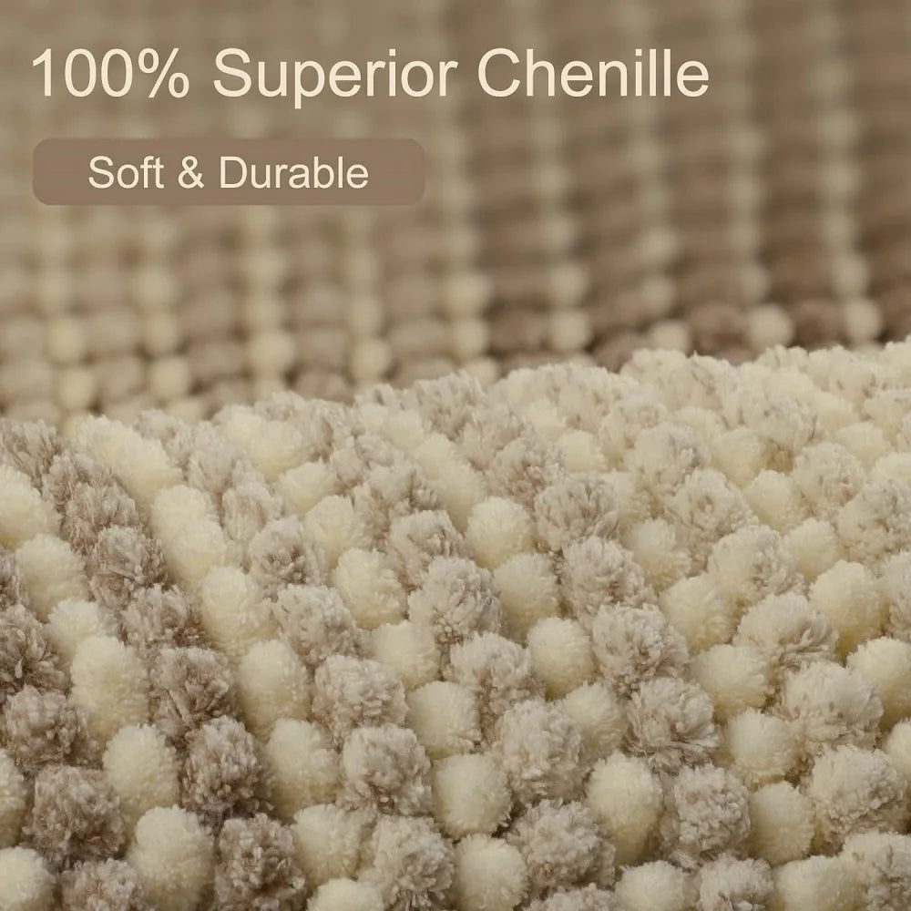 tapis texturé chenille crème taupe tapisserie bohème naturelle dimension 90x60 80x50 minimaliste