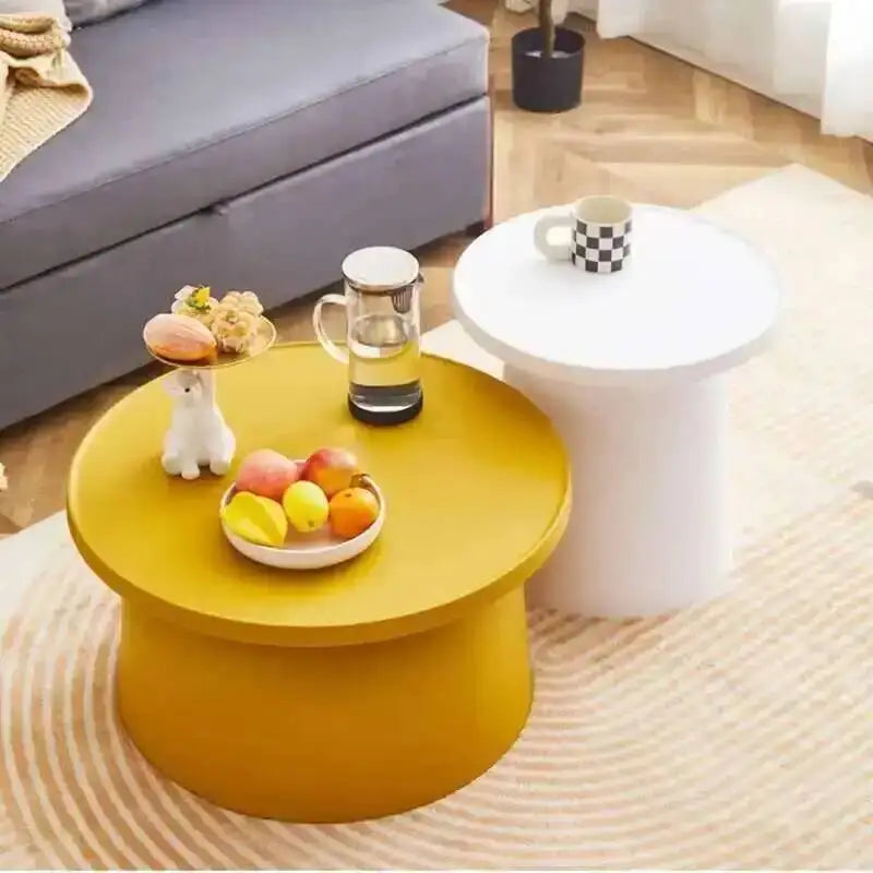 Table d'appoint moderne blanche table chevet simple salle séjour éléments