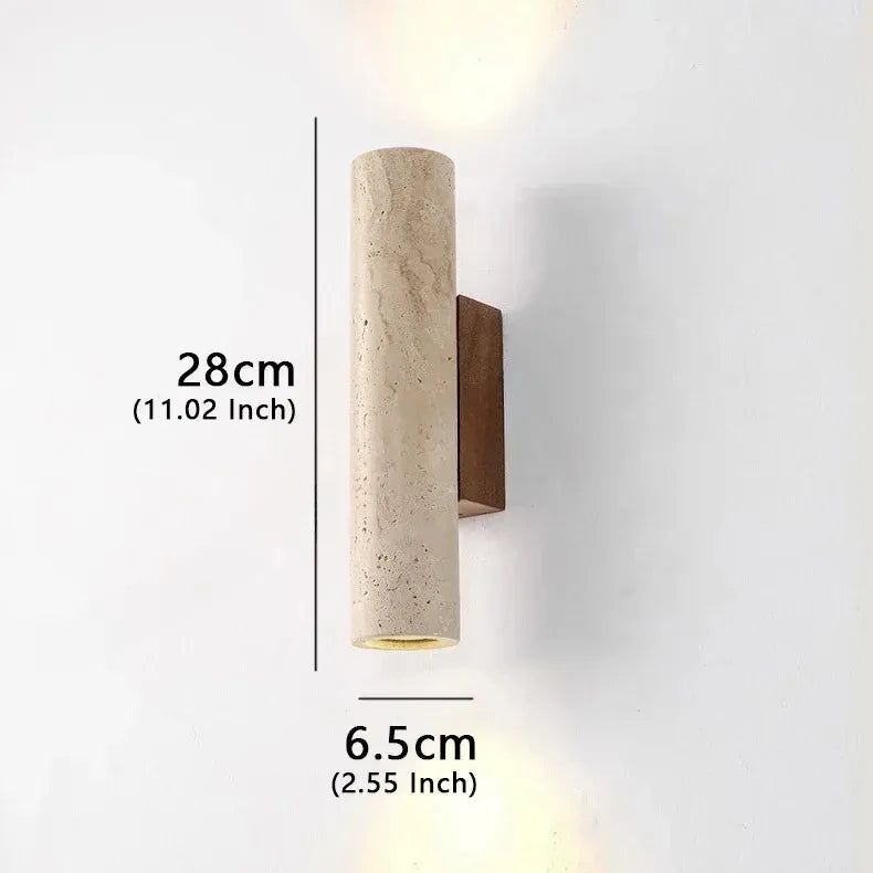 lampe murale moderne marbrée pierre 3000K 4200K entrée chambre étude