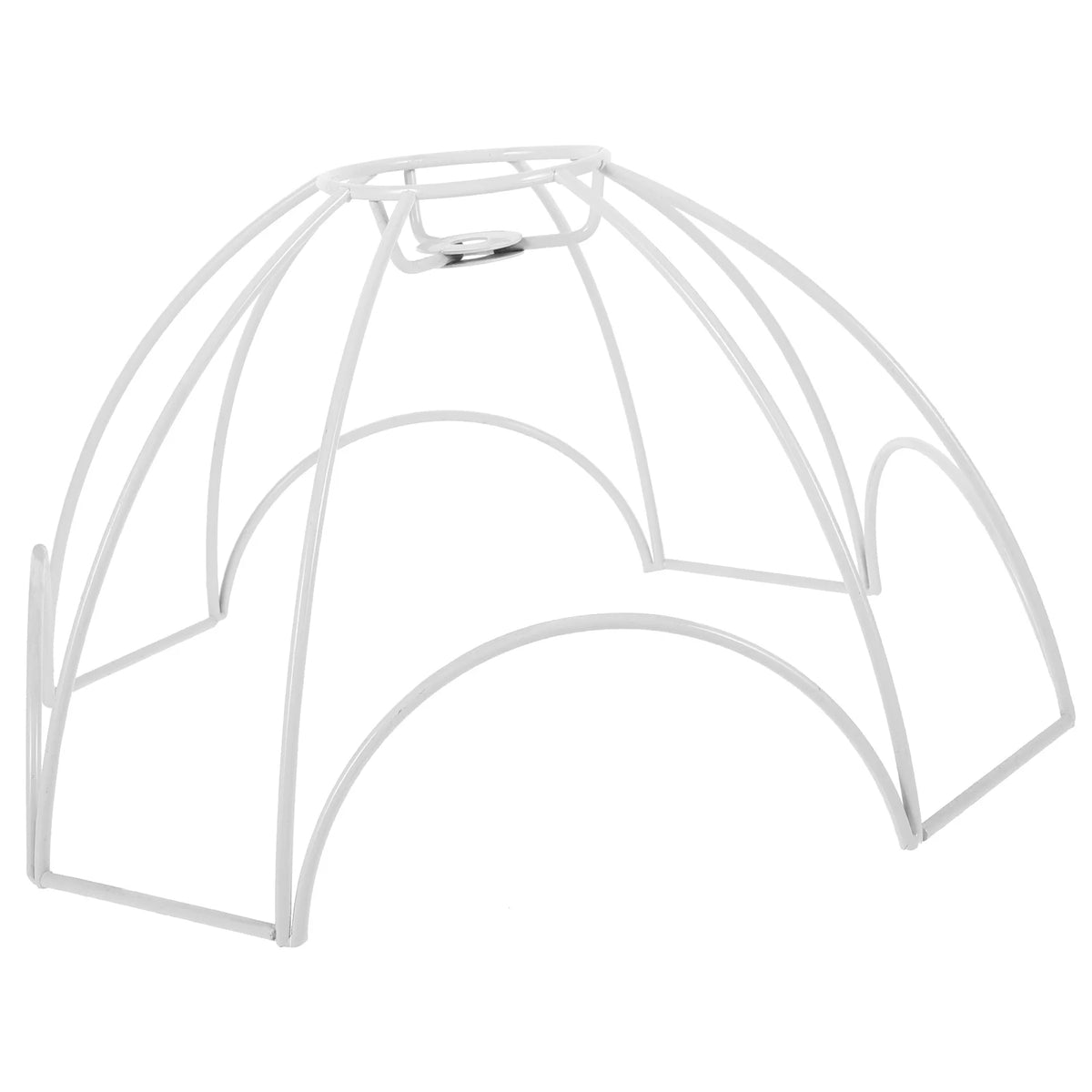 cadre lampe diy blanc structure metal moderne minimaliste holder table lumière