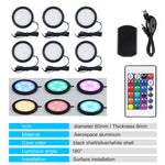 spot led noir blanc 5v usb rgb 24 touches kit commutateur distance lampe mince