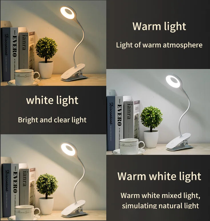 Détail des LED de la lampe de chevet