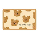 autocollant murale motif chien ours mignon texte have good dog beige rose