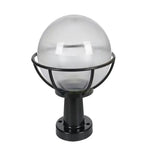 lampe solaire moderne transparente sans ampoule noire fixée murextérieur sans garantie