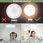 lampe moderne ultra mince blanc 36w 2000lm led 10m² éclairage quotidien