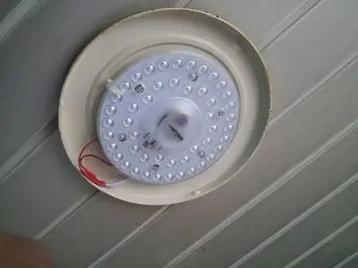 plafonnier led rond blanc moderne clips fixation 12w 18w 24w 36w 110240v