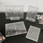 cadre photo transparent moderne clips minimaliste plastique deco