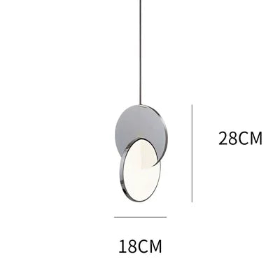 suspension lumineuse moderne or blanc circulaire translucide 4000k 3000k