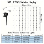 rideau lumineux solaire led blanc multicolore moderne modes