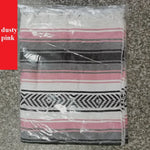 couverture couverture sol boho chic rayures géométriques coton recyclé grande taille